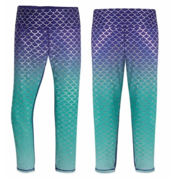 Disney Store Parks Oh My Disney Ariel Legging Little Mermaid Medium - Picture 1 of 13